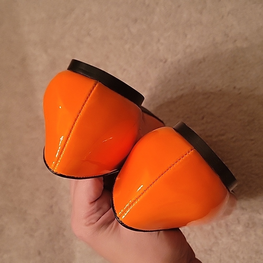 Strangecult Halloween Edition Patent Pumpkin Flats - Picture 7 of 7